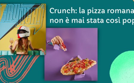 Crunch: la pizza romana non è mai stata così pop