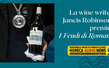 La wine writer Jancis Robinson premia I Feudi di Romans