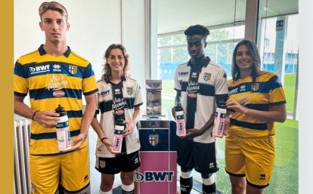 BWT è secondo sponsor del Settore Giovanile, maschile e femminile, del Parma Calcio