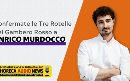 Confermate le Tre Rotelle del Gambero Rosso a Enrico Murdocco