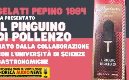 Gelati PEPINO 1884 ha presentato il Pinguino di Pollenzo, nato dalla collaborazione con l'Università di Scienze Gastronomiche