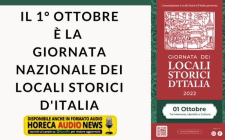 Il 1° ottobre è la Giornata Nazionale dei Locali Storici d'Italia