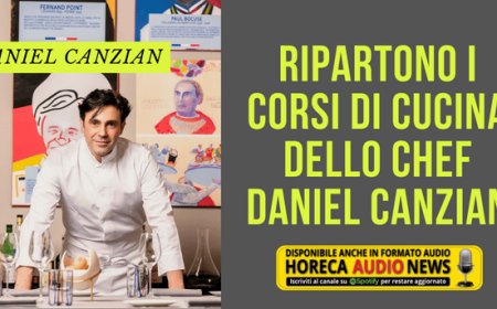 Ripartono i corsi di cucina dello chef Daniel Canzian