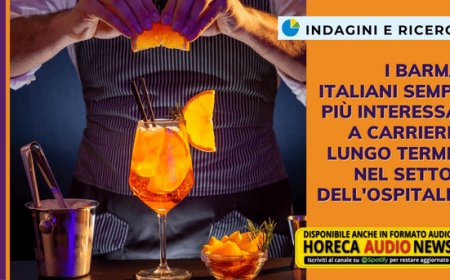 I barman italiani sempre più interessati a carriere a lungo termine nel settore dell'ospitalità