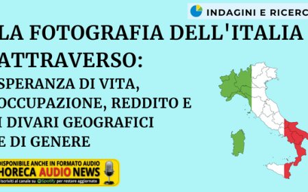 La fotografia dell'Italia attraverso: speranza di vita, occupazione, reddito e i divari geografici e di genere