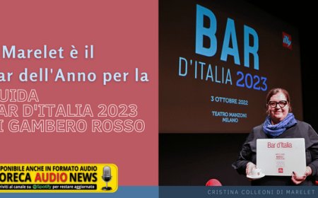 Il Marelet è il Bar dell'Anno per la guida Bar d'Italia 2023 di Gambero Rosso