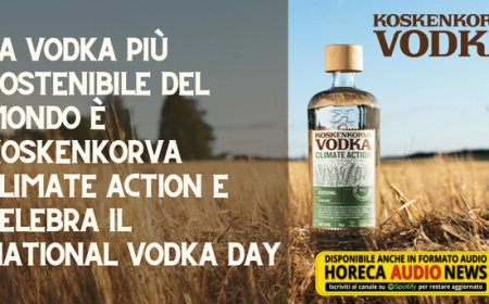 La vodka più sostenibile del mondo è Koskenkorva Climate Action e celebra il National Vodka Day