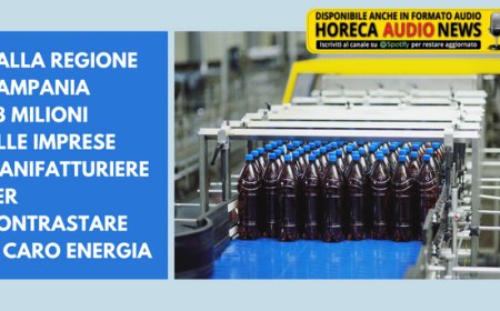 Dalla Regione Campania 58 milioni alle imprese manifatturiere per contrastare il caro energia