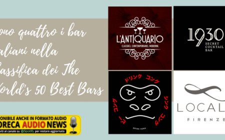 Sono quattro i bar italiani nella classifica dei The World's 50 Best Bars