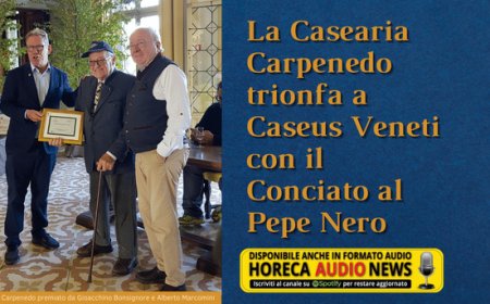 La Casearia Carpenedo trionfa a Caseus Veneti con il Conciato al Pepe Nero