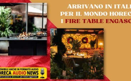 Arrivano in Italia per il mondo Horeca i Fire Table Engasco