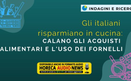 Gli italiani risparmiano in cucina: calano gli acquisti alimentari e l'uso dei fornelli