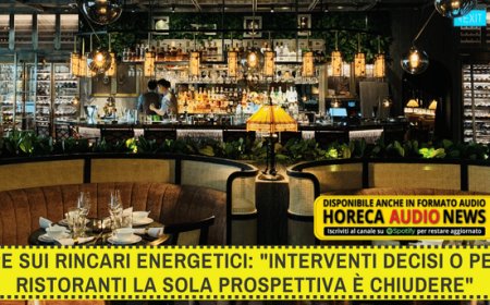 Fipe sui rincari energetici: "Interventi decisi o per i ristoranti la sola prospettiva è chiudere"