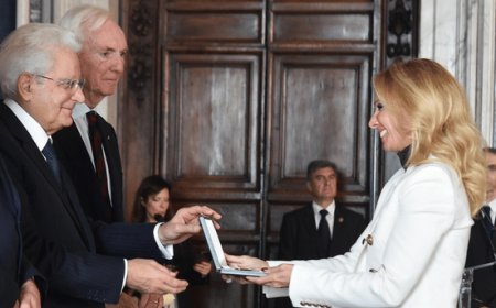 Chiara Soldati premiata dal Presidente Mattarella