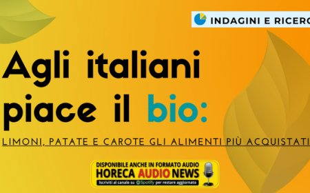 Agli italiani piace il bio: limoni, patate e carote gli alimenti più acquistati