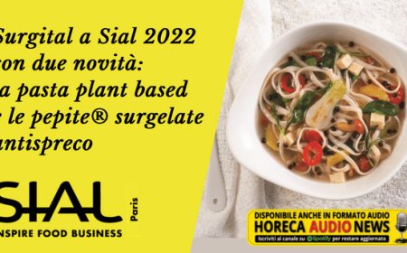 Surgital a Sial 2022 con due novità: la pasta plant based e le pepite® surgelate antispreco