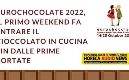Eurochocolate 2022, il primo weekend fa entrare il cioccolato in cucina fin dalle prime portate