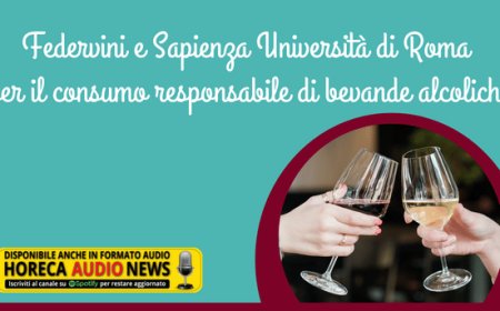 Federvini e Sapienza Università di Roma per il consumo responsabile di bevande alcoliche
