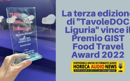 La terza edizione di TavoleDOC Liguria vince il Premio GIST Food Travel Award 2022