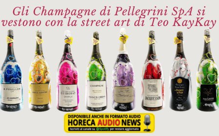 Gli Champagne di Pellegrini SpA si vestono con la street art di Teo KayKay
