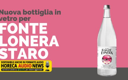 Nuova bottiglia in vetro per Fonte Lonera Staro