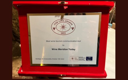 Wine Meridian premiata a Iter Vitis Awards 2022