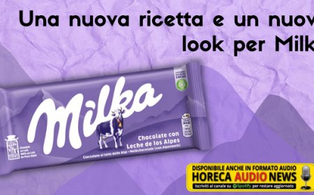 Una nuova ricetta e un nuovo look per Milka