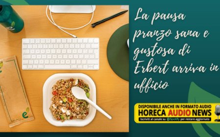 La pausa pranzo sana e gustosa di Erbert arriva in ufficio