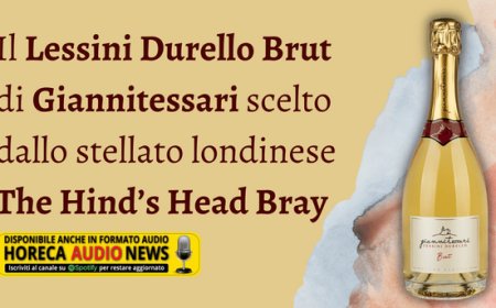 Il Lessini Durello Brut di Giannitessari scelto dallo stellato londinese The Hind’s Head Bray