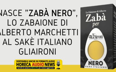 Nasce "Zabà Nero", lo zabaione di Alberto Marchetti al sakè italiano gliAironi