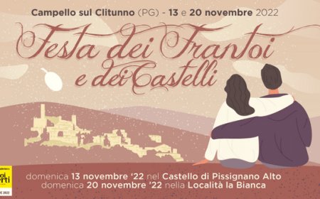 A Campello sul Clitunno arriva la “Festa dei Frantoi e dei Castelli”,