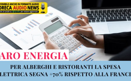 Caro energia. Per alberghi e ristoranti la spesa elettrica segna +70% rispetto alla Francia