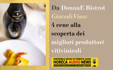 Da DonnaE Bistrot GiovedìVino: 4 cene alla scoperta dei migliori produttori di vitivinicoli