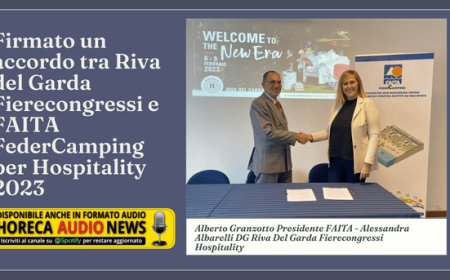 Firmato un accordo tra Riva del Garda Fierecongressi e FAITA FederCamping per Hospitality 2023