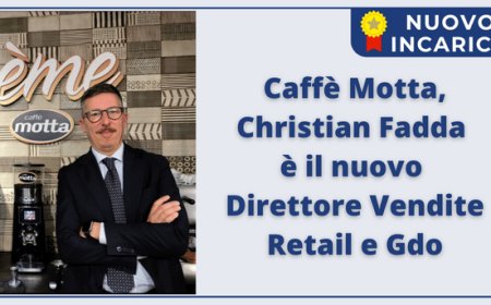 Caffè Motta, Christian Fadda è il nuovo Direttore Vendite Retail e Gdo