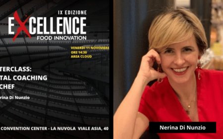 Masterclass "Mental Coaching for Chef" con Nerina Di Nunzio, al Centro Congressi Roma La Nuvola