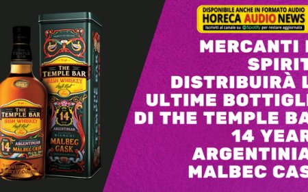 Mercanti di Spirits distribuirà le ultime bottiglie di The Temple Bar 14 Years Argentinian Malbec Cask