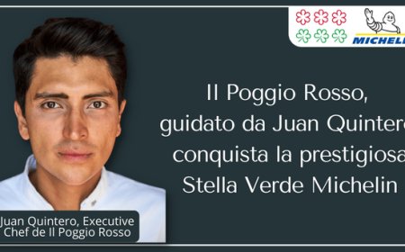 Il Poggio Rosso, guidato da Juan Quintero, conquista la prestigiosa Stella Verde Michelin