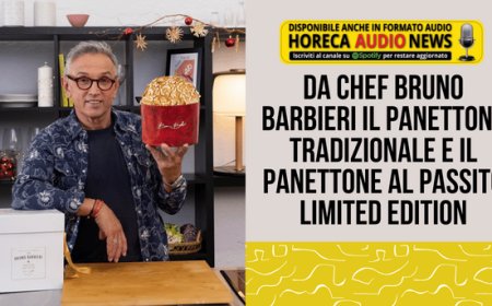 Da chef Bruno Barbieri il Panettone Tradizionale e il Panettone al Passito Limited Edition