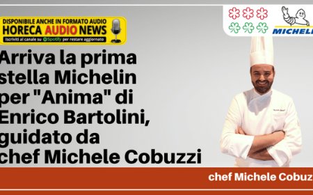 Arriva la prima stella Michelin per "Anima" di Enrico Bartolini, guidato da chef Michele Cobuzzi