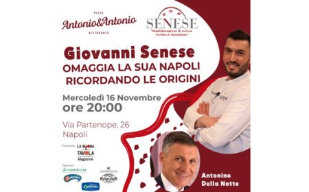 Il pizzaiolo Giovanni Senese omaggia Napoli con il nuovo menù