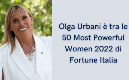 Olga Urbani è tra le 50 Most Powerful Women 2022 di Fortune Italia