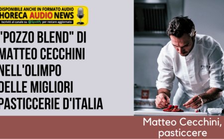"Pozzo Blend" di Matteo Cecchini nell'Olimpo delle migliori pasticcerie d'Italia
