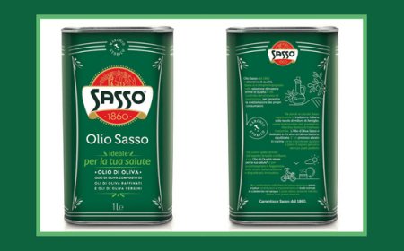 La storica latta di Olio Sasso cambia look