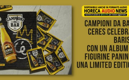Campioni da Bar: Ceres celebra i baristi con un album di figurine Panini e una limited edition