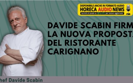 Davide Scabin firma la nuova proposta del Ristorante Carignano