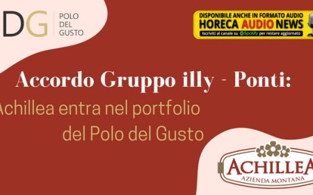 Accordo Gruppo illy - Ponti: Achillea entra nel portfolio del Polo del Gusto