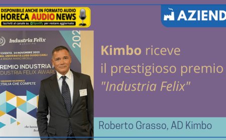 Kimbo riceve il prestigioso premio "Industria Felix"
