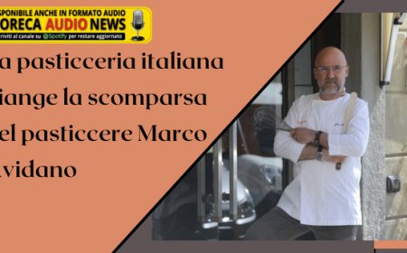 La pasticceria italiana piange la scomparsa del pasticcere Marco Avidano