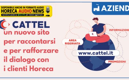 Cattel: un nuovo sito per raccontarsi e per rafforzare il dialogo con i clienti Horeca